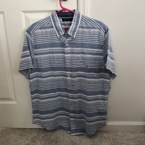 Nautical Men’s short sleeve Button Up